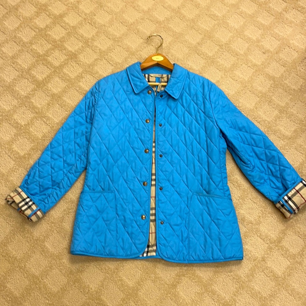 Burberry authentic quilted jacket size small
